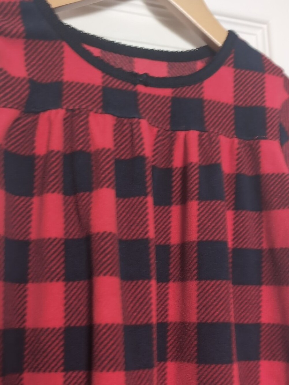 Carter's Plaid Fleece Night Gown - Picture 4 of 4